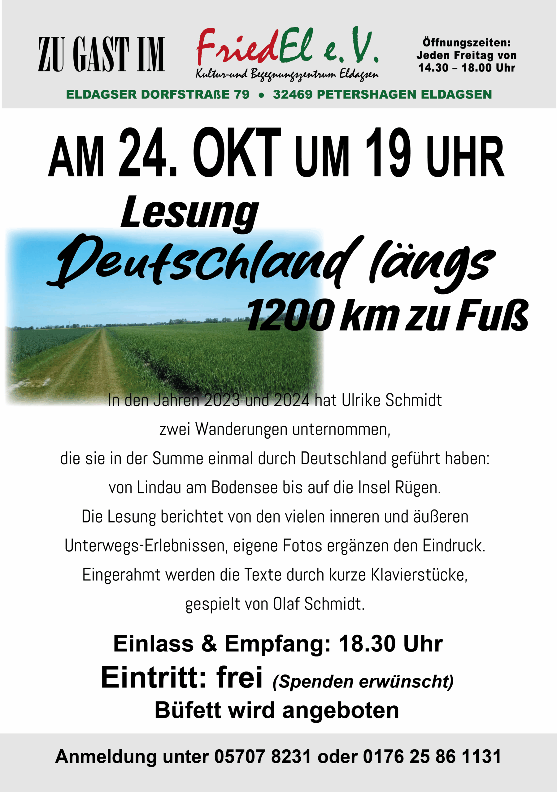 Freitag, 24. Oktober – 19 Uhr