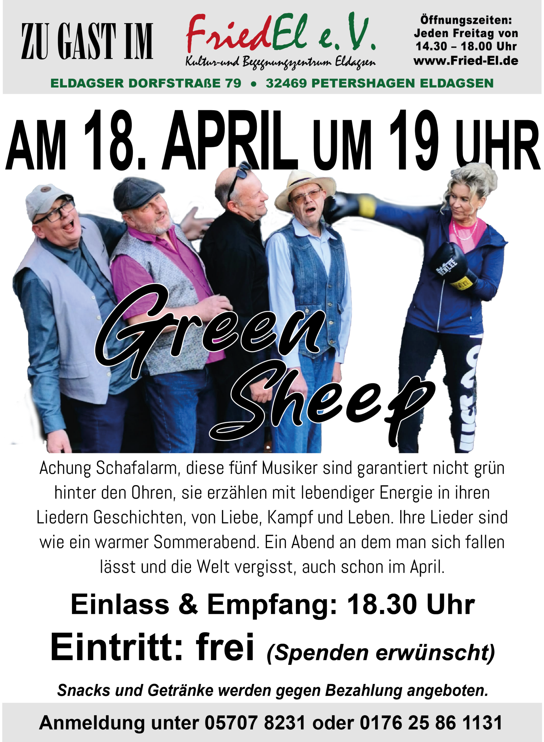 18. April – 19 Uhr