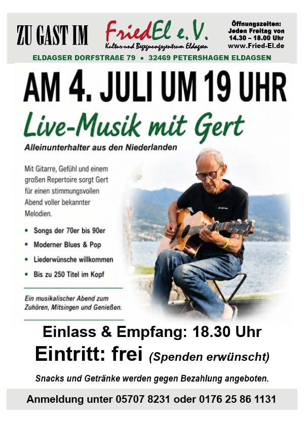 4. Juli – 19 Uhr
