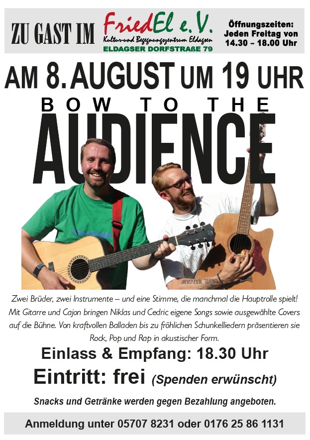 8. August – 19 Uhr